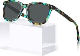 CARFIA Acetate Polarized Sunglasses for Women Small Face - AntiGlare UV400 Protection CA5354C - Best Deal Finder