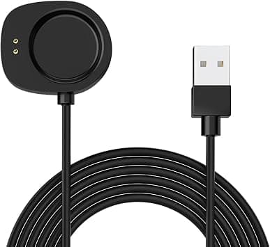 Charging Cable Compatible for Amazfit T-Rex 3 & Amazfit Balance Smartwatch Charger, 3.3ft Replacement USB Magnetic Fast Charging Dock for T-Rex 3 (A2322)/Balance(A2286) Watch - Amazon.ae Price Tracker