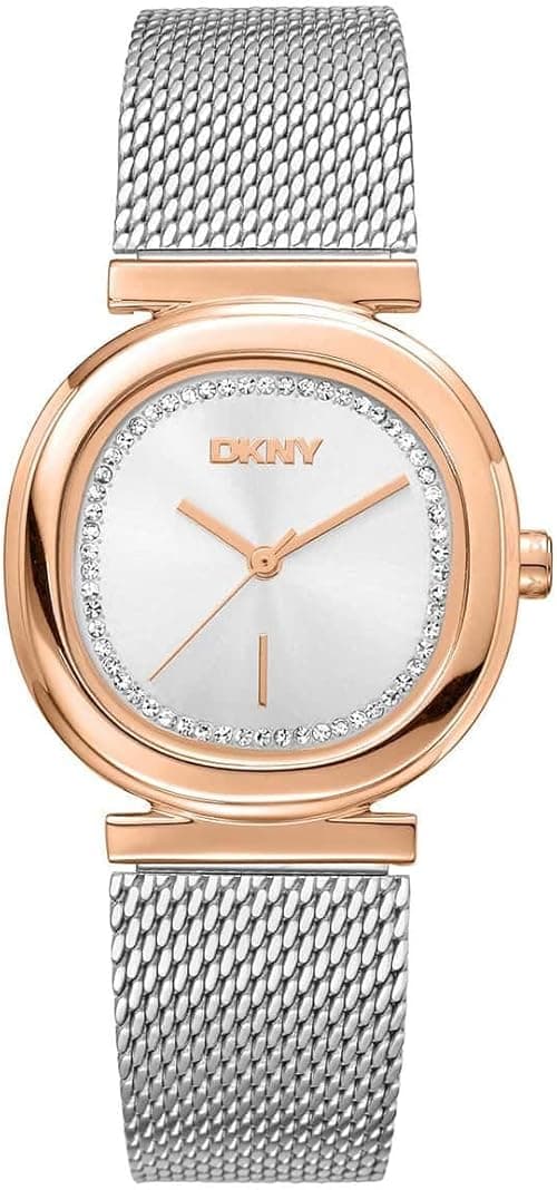 DKNY DK1L082M0065 Wristwatch for Women, 30 mm Case Size, Rose Gold/Metallic Gray on Amazon.ae - Price Tracker
