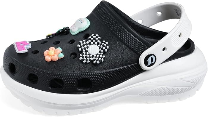 DOCTOR EXTRA SOFT Women's Classic & Premium Casual Clogs/Sandals with Cute Charms for Adult | Comfortable & Lightweight| Stylish & Anti-Skid | Waterproof Everyday Cushion Slippers Girls/Ladies D-555 on Amazon.ae - Price Tracker