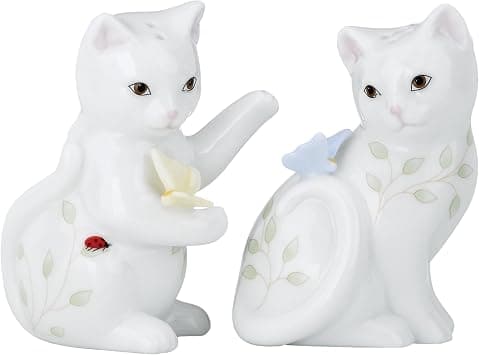 Lenox Butterfly Meadow Fine Porcelain Salt and Pepper Shakers 0.45 LB 817137 على Amazon.ae - متتبع الأسعار