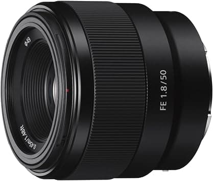 Sony FE 50mm F1.8 Compact Lightweight E Mount Lens with Beautiful Dedofusing Bokeh Compatible with Full Frame and APS C Camera SEL50F18F, Black, Lens Only | F/1.8 aperture with 50mm focal length and metal mount for portraits, low-light photography and video على Amazon.ae - متتبع الأسعار