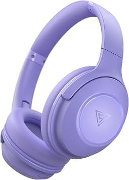 DOQAUS Wireless, Bluetooth Headphone with 3 EQ Modes, 70 Hrs Play Time, HiFi Stereo Foldable Wireless Headphone, Over Ear Headphone with Voice Assistant, Built-in Mic for Phone/PC(Purple على Amazon.ae - متتبع الأسعار