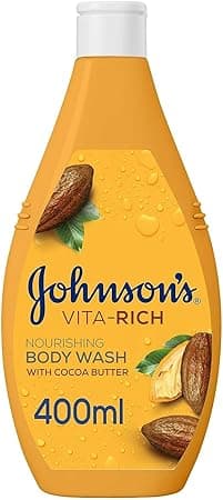 Johnson's Body Wash - Vita-Rich, Nourishing Cocoa Butter, Enriched with skin-loving cocoa butter and moisturising glycerin, 24-hour soft skin, 400ml on Amazon.ae - Price Tracker