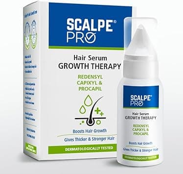 Scalpe Pro Hair Growth Serum With Applicator, 3% Redensyl, 4% Capixyl, Procapil, Anagain, Boosts Growth, Thicker & Stronger Hair, Non-Sticky, Paraben Sulphate-Free, Unisex, 30 Ml - Amazon.ae Price Tracker