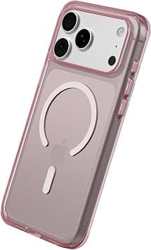 RHINOSHIELD Clear Case Compatible with MagSafe for iPhone 17 Pro Max Transparent Protective Phone Case, Superior Magnetic Force, Exceeds Military Drop Standards, Scratch Resistant - Gleam Rosé على Amazon.ae - متتبع الأسعار