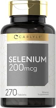 Carlyle Selenium Supplement | 200 mcg | 270 Tablets on Amazon.ae - Price Tracker