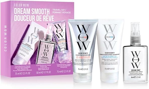 COLOR WOW Dream Smooth Discovery Set | Haircare Gift Set | Anti-Frizz Smoothness & Shine | For Dry & Frizz-Prone Hair | Color Security & Dream Coat Technology | Travel Size Set on Amazon.ae - Price Tracker