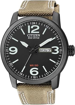 Citizen Men's Analogue Eco-Drive Watch with Nylon Strap BM8476-23EE on Amazon.ae - Price Tracker