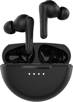 Belkin SoundForm Rhythm True Wireless Earbuds with Built-in Microphone, USB-C Fast Charging, 28H Battery Life, IPX5 Water Resistance - Bluetooth Earbuds for iPhone, iPad, Galaxy, Pixel & More - Black | In-ear Bluetooth earbuds, USB-C fast charging, IPX5 water resistant, multipoint, dual mic, gym, commute, travel on Amazon.ae - Price Tracker