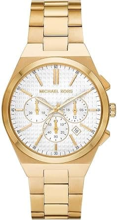 Michael Kors Lennox Herrenuhr, Quarz-Chronograph mit Edelstahlarmband on Amazon.ae - Price Tracker