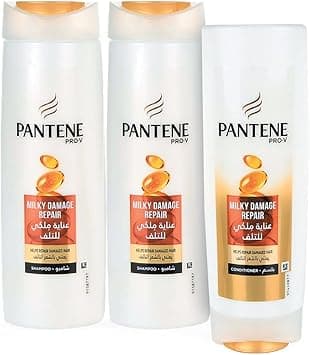 Pantene Pro-V Milky Damage Repair Shampoo, 2 x 400 ml + Conditioner 360 ml on Amazon.ae - Price Tracker
