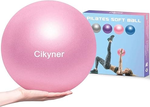Cikyner Soft Pilates Ball, 23-25 cm Small Exercise Ball with Inflatable Straw, Pilates Ball for Pilates, Yoga, Full Body Workout, Improving Balance at Home in the Gym and Office - Amazon.ae Price Tracker