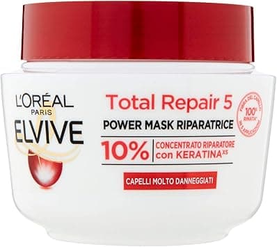 L'Oréal Paris Elvive Total Repair 5 Mask for Damaged Hair 300 ml on Amazon.ae - Price Tracker