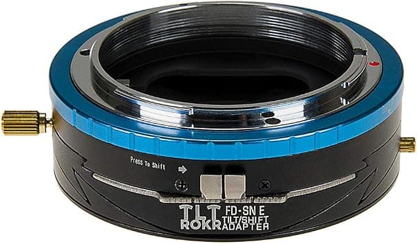 Fotodiox Pro TLT ROKR Tilt/Shift Lens Mount Adapter Compatible with Canon FD and FL Lenses to Sony E-Mount Cameras on Amazon.ae - Price Tracker