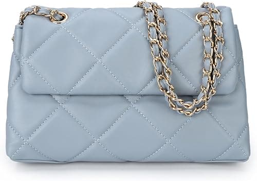 Gladdon Quilted Crossbody Purses for Women Small Ladies Shoulder Bags with Chain Trendy Clutch Purse Cute Designer Bag on Amazon.ae - Price Tracker