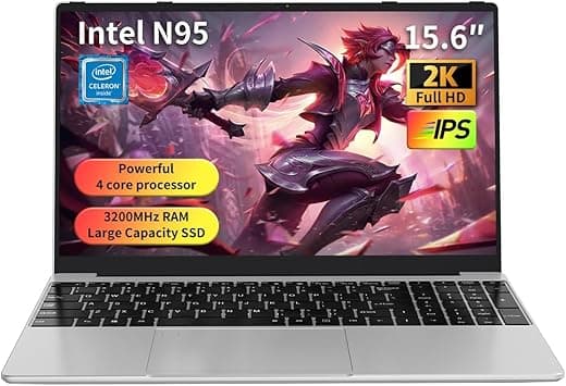 Gaming Laptop 15.6" FHD, Intel N95, 512GB SSD, 16GB DDR4 RAM, 6000mAh Battery,Backlit Keyboard, Fingerprint Unlock, Windows 11 Laptop Computer for Work & Entertainment on Amazon.ae - Price Tracker