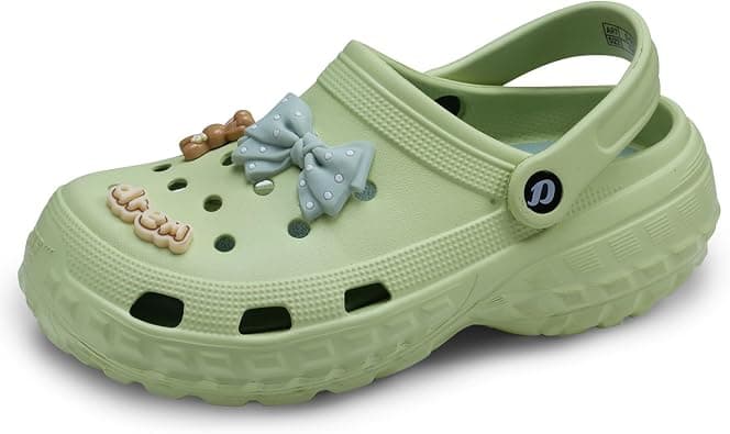 DOCTOR EXTRA SOFT Women's UltraSoft Charms Clogs/Sandals with Adjustable Back Strap for Adult| Comfortable & Light Weight | Stylish & Anti-Skid |Waterproof & Everyday Use Mules for Girls/Ladies D-522 على Amazon.ae - متتبع الأسعار