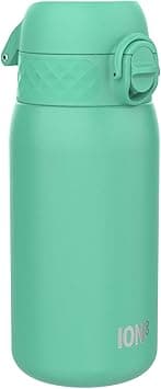 ION8 Lightweight Steel Kids Water Bottle, 400ml/13oz, Non-Insulated, Leak Proof, Easy to Open, Secure Lock, Dishwasher Safe, Fits Cup Holders, Carry Handle, Metal Water Bottle, Teal - Amazon.ae Price Tracker