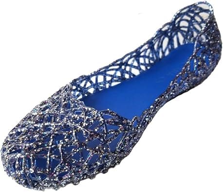 Domucos Womens Sandals Flat Jelly Shoes Slip On Hollow Out Loafers… on Amazon.ae - Price Tracker