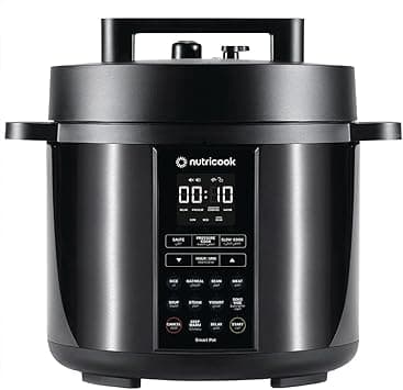 Nutricook Smart Pot 2 ON, 8 Liters, 9 In 1 Electric Pressure Cooker, Steamer, Sauté, Yogurt & More, 12 Programs (Renewed) on Amazon.ae - Price Tracker