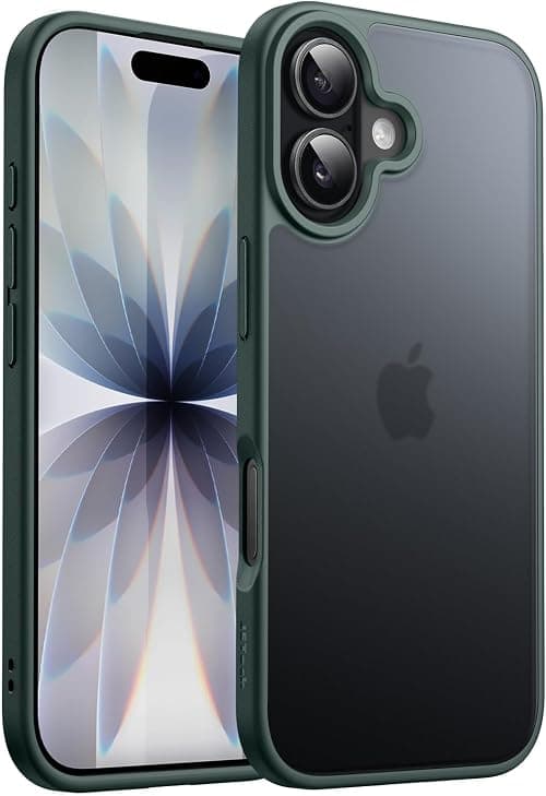 JETech Matte Case for iPhone 17, Dark Green على Amazon.ae - متتبع الأسعار
