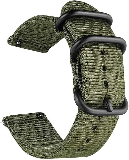20 mm 22 mm 18 mm 24 mm Universal Ballistic Watch Band, Nylon Canvas Woven Loop Replacement Bracelet Strap Buckle Fastener Adjustable Closure for Smart Watch Sport Fitness Tracker on Amazon.ae - Price Tracker