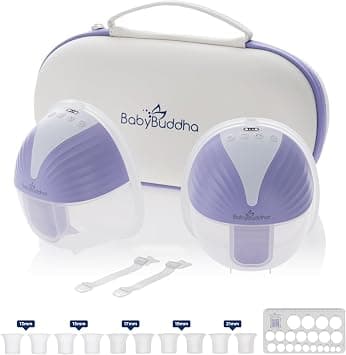 Wearable Breastfeeding Pump with 30 Settings, Double Hands Free, 6oz on Amazon.ae - Price Tracker