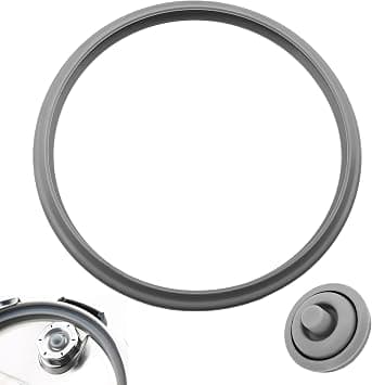 Pack of 2 Sealing Rings Pressure Cooker for WMF Perfect & Perfect Plus Replacement Parts, Rubber Ring Sealing Ring (Diameter 22 cm) and Cooking Signal Seal, Silicone Replacement Part, Compatible with on Amazon.ae - Price Tracker