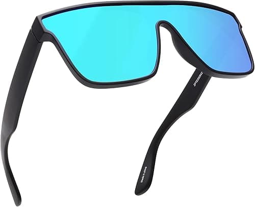 GLINDAR Oversized Square Polarized Sunglasses for Men Women, One Piece Recycled Shield Shades UV400 Protection on Amazon.ae - Price Tracker