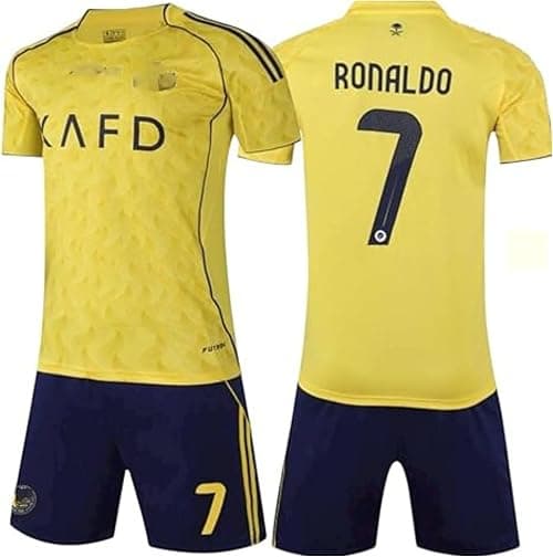 Riyadh Football Jersey and Shorts Set 25/26 Season | Kids Youth & Adult Sizes | Home Soccer Kit for Men and Boys | Short Sleeve Sports Uniform on Amazon.ae - Price Tracker