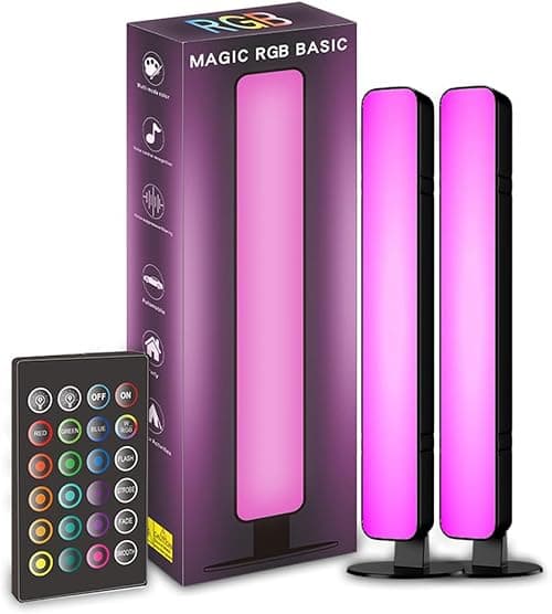 Azonee Atmosphere Light, RGB Desk Light, LED Strip Lights, PC Gaming Accessories Light, Cool Stuff for Room Ambient Lighting Sound Reactive Led Lights Lamp Mood Lighting Suitable for Tv Bedroom on Amazon.ae - Price Tracker