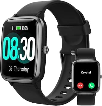 GRV Smart Watch for Men Women, Bluetooth Call, for iPhone Android Black on Amazon.ae - Price Tracker