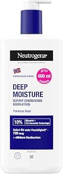 Neutrogena Norwegian Formula Deep Moisture Instant Absorbing Body Lotion (400ml) for More Moisture for Dry Skin, 400ml على Amazon.ae - متتبع الأسعار