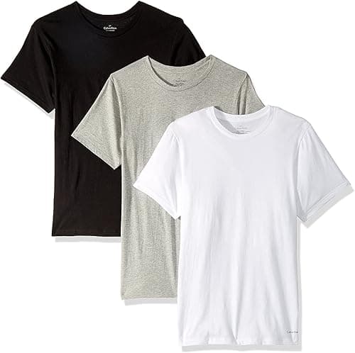 Calvin Klein Men`s Cotton Crew Neck Classic Fit T-Shirts 3 Pack on Amazon.ae - Price Tracker