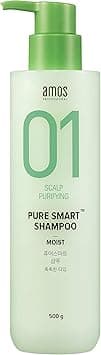 AMOS PROFESSIONAL Pure Smart Shampoo [Moist – For Dry Scalp] 500g | Moisturizing & Glow Care | Korean Hair Salon Brand on Amazon.ae - Price Tracker