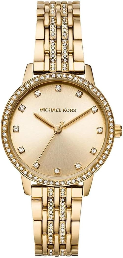 Michael Kors Women's Melissa Three-Hand Stainless Steel Watch, 36 mm case Size, Stainless Steel Strap on Amazon.sa - Price Tracker