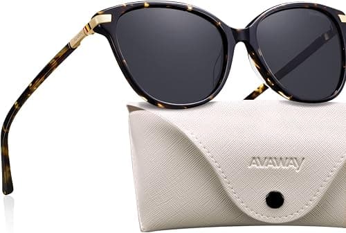 AVAWAY Cat Eye Polarized Sunglasses for Women - Stylish Acetate Frame UV400 Protection for Driving Travel Summer Outings on Amazon - Best Deal Finder