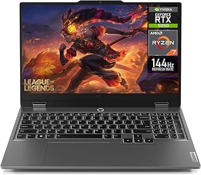 Lenovo LOQ 15 Gaming Laptop with 15.6” FHD 144Hz Display, AMD Ryzen 7-250 Processor, 16GB DDR5 RAM, 512GB SSD, NVIDIA GeForce RTX 5050 GPU 8GB GDDR7, White Backlit English Keyboard, Windows 11, Grey - Amazon.ae Price Tracker