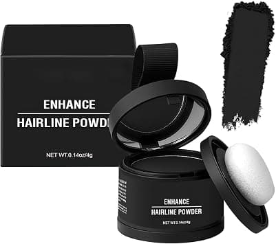 Root Touch Up Powder for Women, Portable Hair Color Concealer, Temporary Gray Root Cover, Black على Amazon.ae - متتبع الأسعار