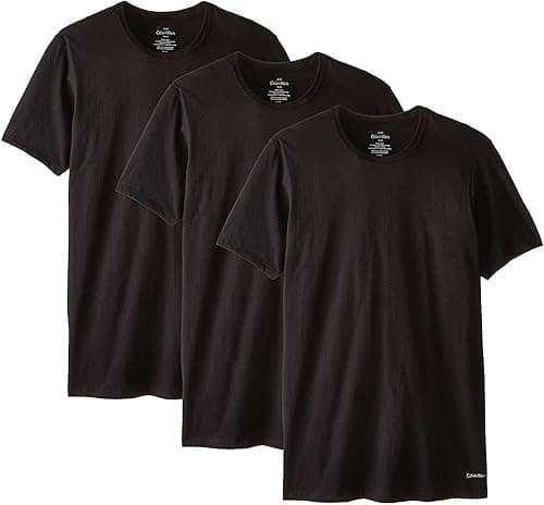 Calvin Klein Men`s Cotton Crew Neck Classic Fit T-Shirts 3 Pack on Amazon.ae - Price Tracker