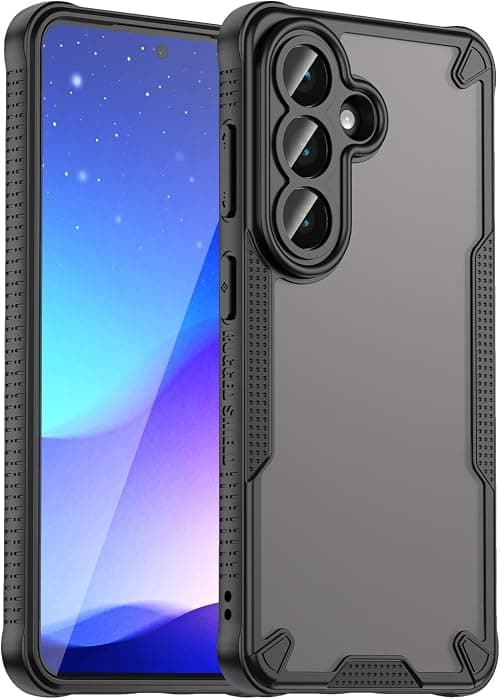 Cover Compatible with Samsung Galaxy A17 / M17 / F17 Phone Case【Lens Camera Protection Shockproof 2 in 1 PC backplane + TPU】Black on Amazon.ae - Price Tracker