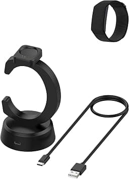 Charging Station for Amazfit Helio Strap, yystao Stable Magnetic USB-C Charger Compatible with Amazfit Helio Strap, C-Shape Charging Stand على Amazon.ae - متتبع الأسعار