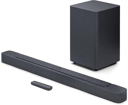 JBL Bar 2.1 Deep Bass (MK2) 2.1 Channel Soundbar with Wireless Subwoofer, 300W Total Power, Immersive Surround Sound, Built-In Dolby, Bluetooth Stream, HDMI/Optical Connect - Black, JBLBAR21DBM2BLKUK on Amazon.ae - Price Tracker