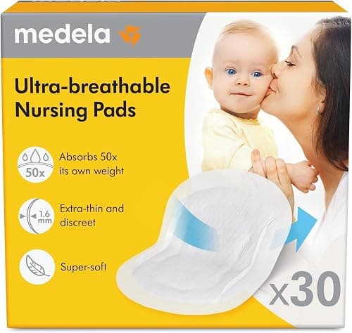 Medela Ultra Breathable Nursing Pads | Highly Absorbent, Breathable and Discreet for Comfortable Comfort (Set of 30) on Amazon.ae - Price Tracker