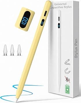 MEKO 15 Min Fast Charge Universal Stylus Pen with LED Power Display Yellow على Amazon.ae - متتبع الأسعار