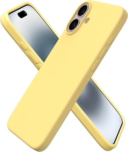 ORNARTO Compatible with iPhone 16 Plus Case 6.7, Slim Liquid Silicone 3 Layers Full Covered Soft Gel Rubber Phone Case Protective Cover 6.7 Inch, Buttercream Yellow on Amazon.ae - Price Tracker