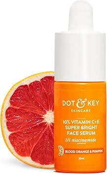 DOT & KEY Dot&Key 10% Vitamin C + E,5% Niacinamide Serum|Vitamin C Serum For Glowing Skin|Fades Pigmentation & Dark Spots|Vit C Serum With Blood Orange&Pumpkin|For Uneven&Dull Skin,All Skin Types|30Ml on Amazon.ae - Price Tracker