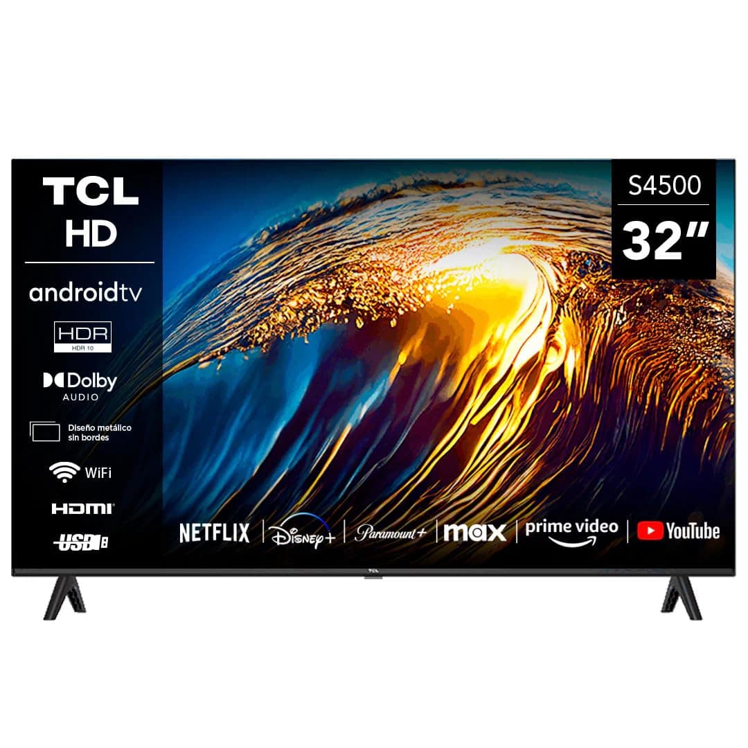 TCL 32-Inch HD Android Smart TV for Bedroom & Small Spaces – HDR, Dolby Audio, Google Assistant, Chromecast Built-in – (2024 Model – 32S4500A) on Amazon.ae - Price Tracker