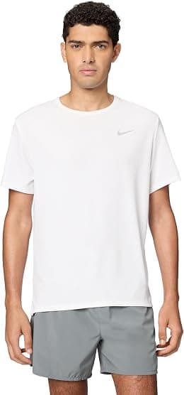 Nike Mens M NK DF UV MILER SS Short sleeve running top (pack of 1) - متتبع أسعار Amazon.sa